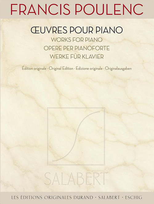 Poulenc F. Oeuvres Piano