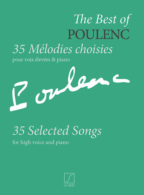 Poulenc F. The Best - 35 Melodies Choisies Voix Haute