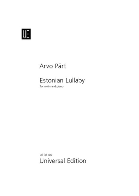 Part A. Estonian Lullaby Violon