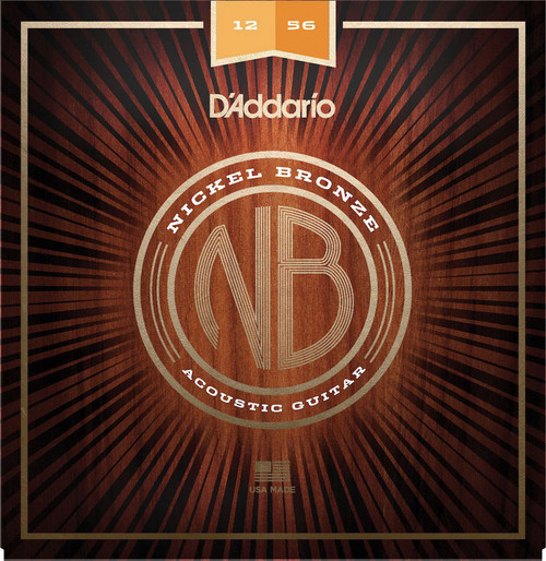 Jeu de Cordes Acoustique Daddario NB1253 Nickel Bronze 012-56