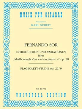 Sor F. Introduction et Variation OP 28 Guitare