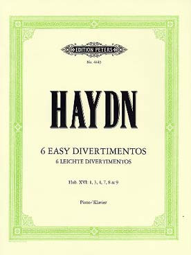 Haydn J. 6 Easy Divertimentos Piano