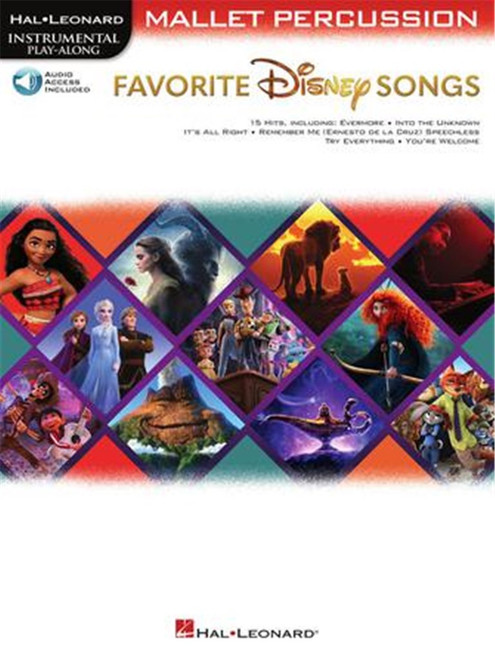 Favorite Disney Songs Percussions A Claviers