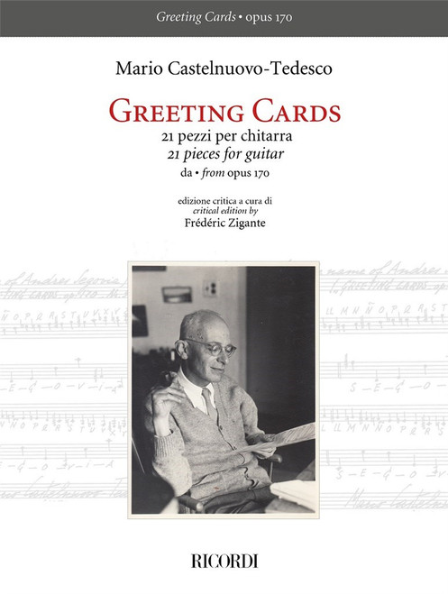 CASTELNUOVO-TEDESCO M. Greeting Cards Guitare CASTELNUOVO-TEDESCO M. Greeting Cards Guitare