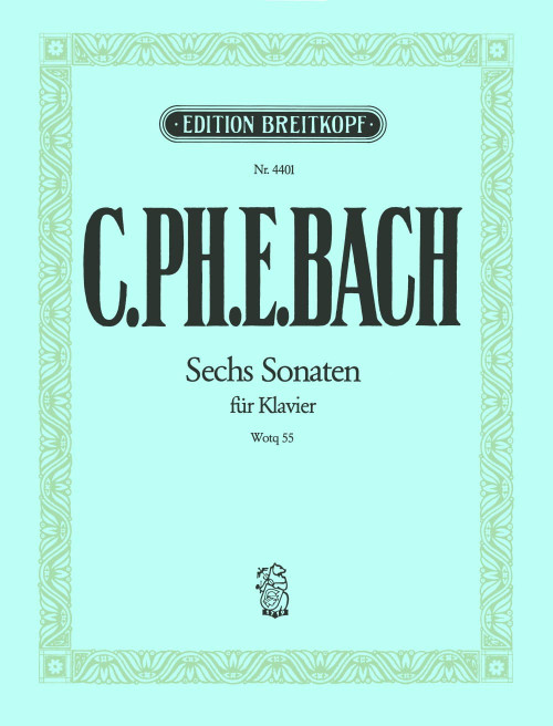 Bach C.p.e. 6 Sonaten WQ 55 Piano