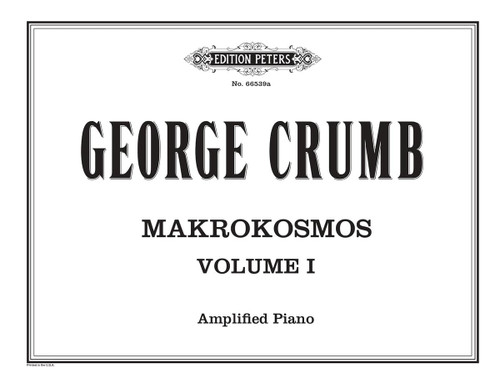 Crumb G. Makrokosmos Vol 1 Piano