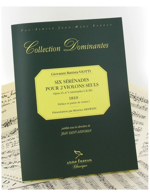 Viotti G.b. Serenades en Duo Cpncertants Pour 2 Violons 1ER Livre Pour Violon