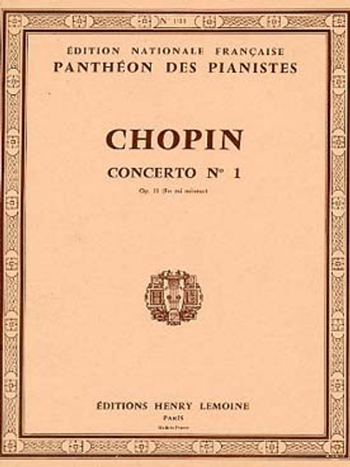 Chopin F. Concerto N°1 OP 11 Piano