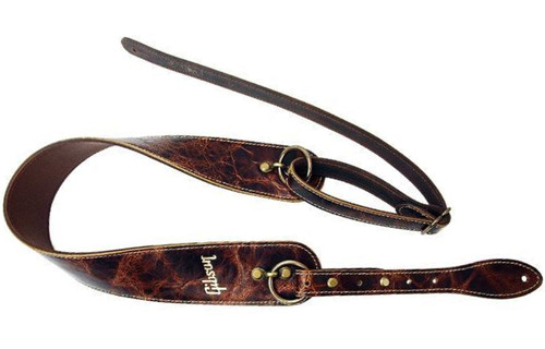 Sangle Gibson The Vintage Saddle Guitar Strap Brown