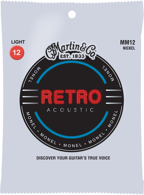 Jeu de Cordes Acoustique Martin MM12 Retro Acoustic Light 12-54