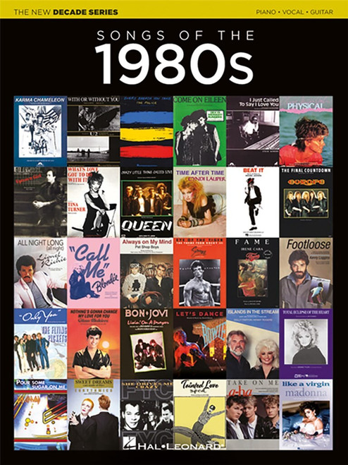 The New Decade Series: Songs OF The 1980S Piano Vocal Guitare
