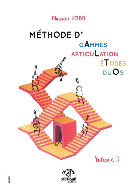 Sousa M. Methode D'archet Articulations Petits Solos Duos Alto Vol 3