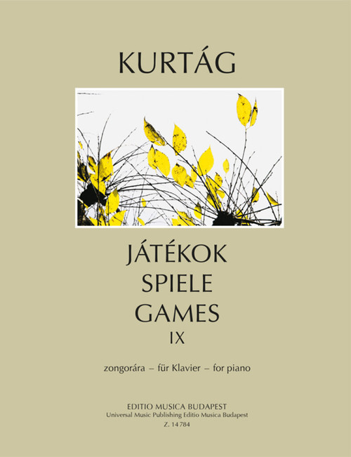 Kurtag G. Jatekok Games Vol 9 Piano