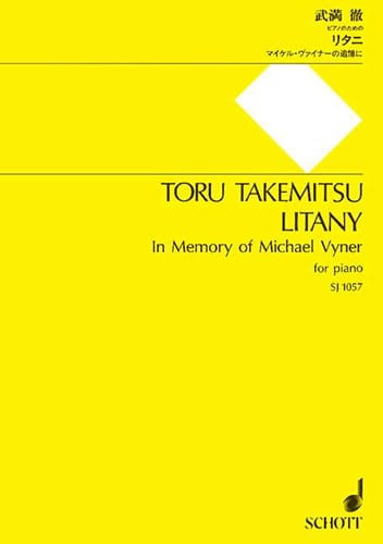 Takemitsu T. Litany Piano