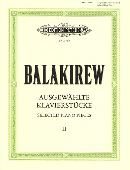 Balakirev M. Ausgewahlte Klavierstucke Vol 2 Piano