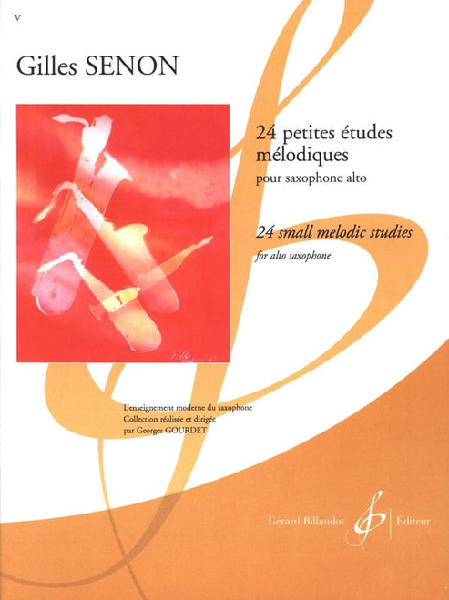 Senon G. 24 Petites Etudes Melodiques  Saxophone Alto