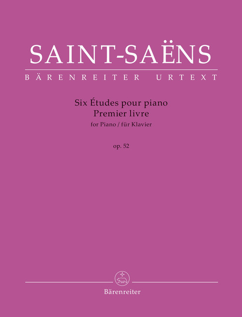SAINT-SAENS C. 6 Etudes OP 52 Piano