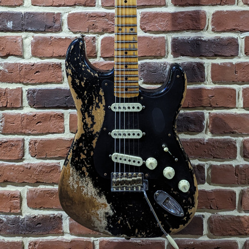 Fender Custom Shop Limited Edition Poblano Stratocaster Super Heavy Relic Aged Black