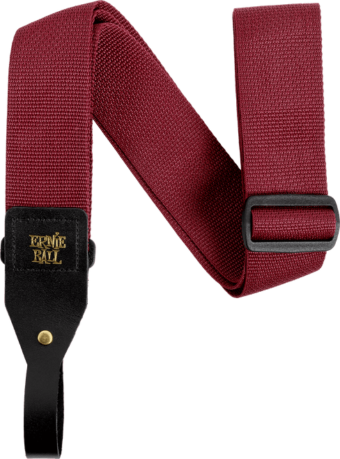 Sangle Ernie Ball 5867 Bordeaux Pour Guitare Acoustique