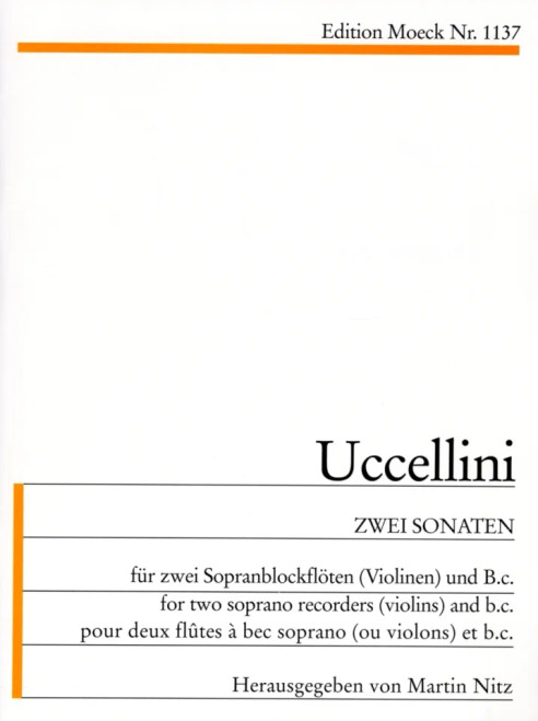 Ucellini Zwei sonaten 2 Flutes A Bec Soprano