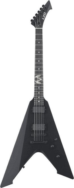 LTD Vulture Black Satin Signature James Hetfield