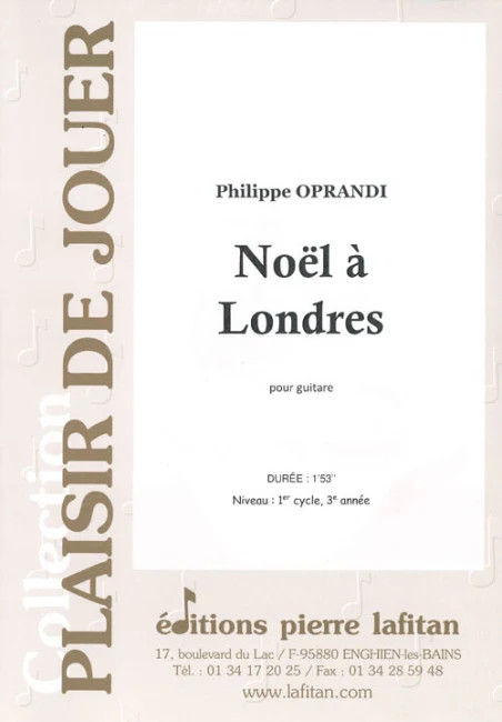 Oprandi P. Noël A Londres guitare