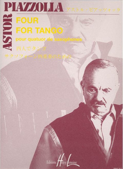 Piazzolla A. Histoire DU Tango 4 Saxophones