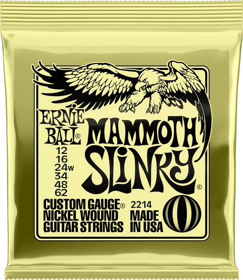 Jeu de Cordes Ernie Ball 2214 Mammoth Slinky 12-62