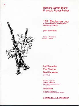GAVIOT-BLANC B. 167 Etudes en Duos Vol 2 Clarinettes