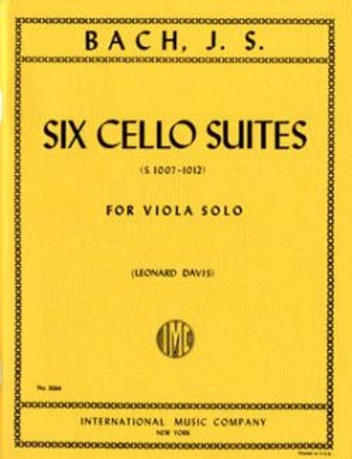 Bach J.s. Suites Pour Violoncelle Alto Bach J.s. Suites Pour Violoncelle Alto