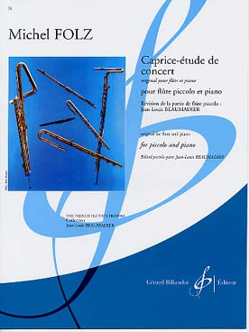 Folz M. CAPRICE-ETUDE de Concert Flute Piccolo