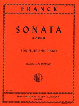 Franck C. Sonate la Majeur Flute