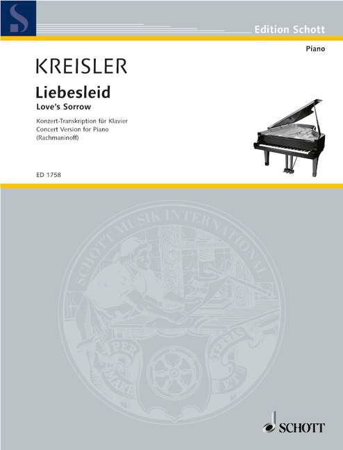 Kreisler F. Liebesleid Piano
