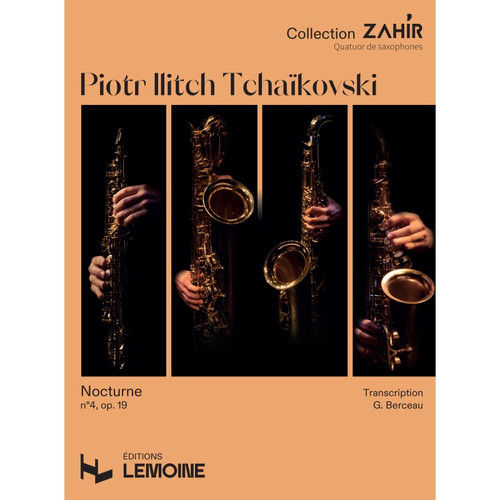 Tchaikovsky O.I. Nocturne n°4 Op.19 Quatuor Saxophones Tchaikovsky O.I. Nocturne n°4 Op.19 Quatuor Saxophones