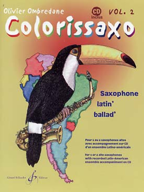 Ombredane O. Colorissaxo Vol 2 Saxophone Ombredane O. Colorissaxo Vol 2 Saxophone