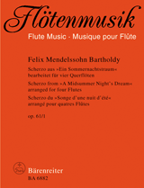 Mendelssohn F. Songe D'une Nuit D'ete OP 61/1FLUTES