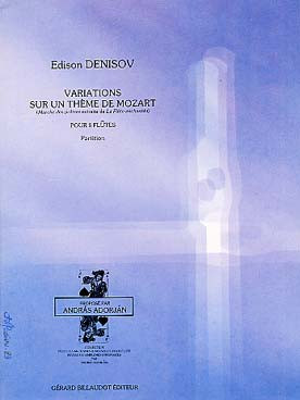 Denisov E. Variations Sur Mozart Flutes
