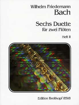 Bach W.f. 6 Duos Vol 2 Flutes