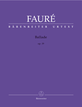 Faure G. Ballade OP 19 Piano