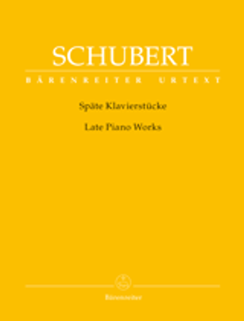 Schubert F. Spate Klavierstucke Piano Schubert F. Spate Klavierstucke Piano
