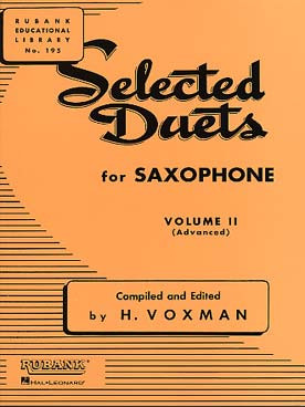 Voxman H. Selected Duets Vol 2 Saxophones