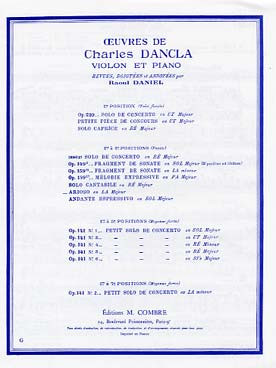 Dancla C. Arioso Violon