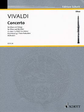 Vivaldi A. Concerto la Mineur Hautbois