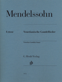 Mendelssohn F. Venetionische Gondellieder Piano
