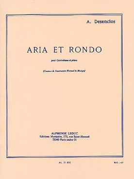 Desenclos A. Aria et Ronde Contrebasse