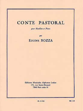 Bozza E. Conte Pastoral Hautbois