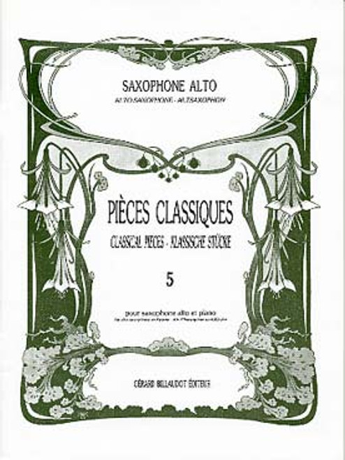 Pieces Classiques Vol 5 Saxo Alto Pieces Classiques Vol 5 Saxo Alto