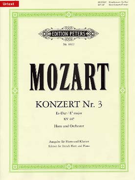 Mozart W.a. Concerto N°3 K 447 Cor-3