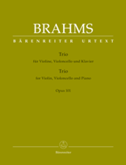 Brahms J. Trio OP 101 Violon Violoncelle Piano Brahms J. Trio OP 101 Violon Violoncelle Piano