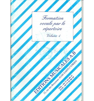 Fazzari/lab/torti Formation Vocale Par le Repertoire Vol 4
